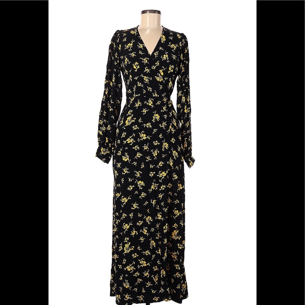 Ganni floral Long dress size 40 DK US 8